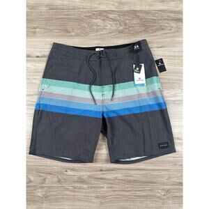 Rip Curl Men's Size 36 Lined Up Layday Boardshorts Black‎